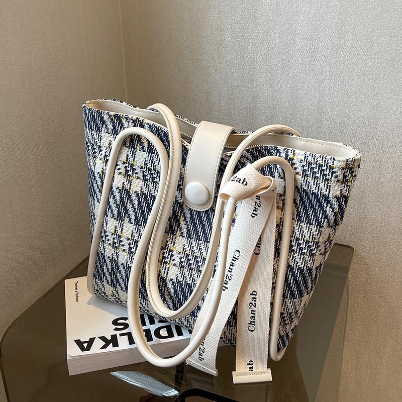 帆布包大容量包包時尚女包流行手提包斜背包學生托特大容量-細節圖7