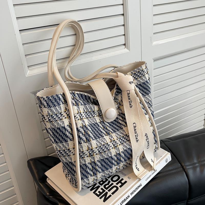 帆布包大容量包包時尚女包流行手提包斜背包學生托特大容量-細節圖8