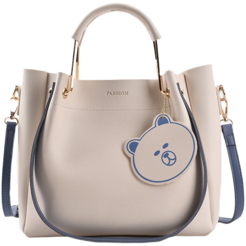 手拿包包手提包大容量時尚大容量女夏季百搭斜背包手提托特水桶包-細節圖6