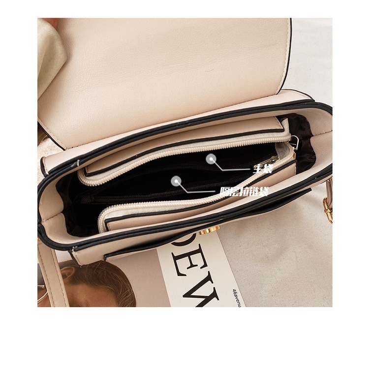 韓版時尚斜跨包 大氣女士斜背包 氣質出行高級感手拎包手提包 休閒出行側背包女-細節圖9