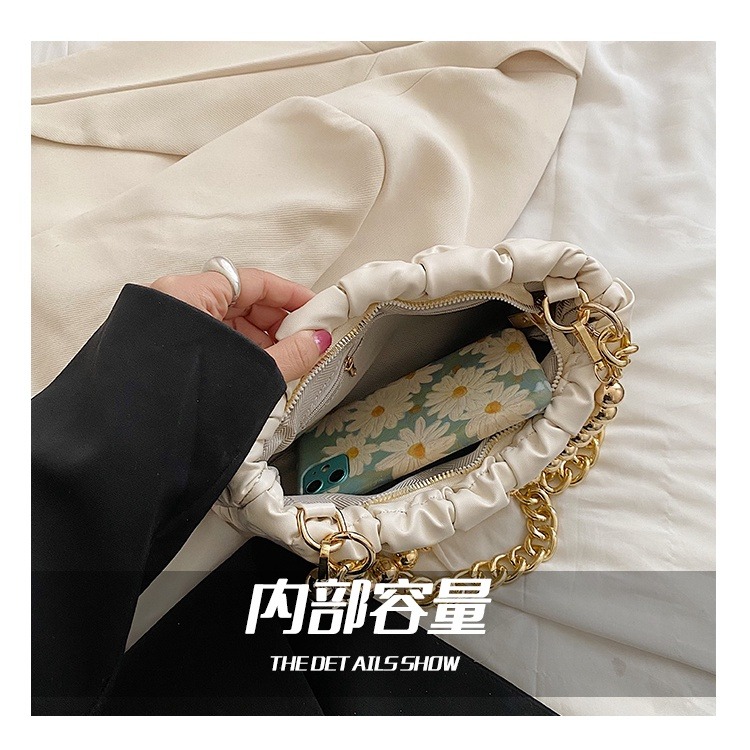 高級質感包包女 2022夏季新款潮百搭斜背包 ins鏈條時尚斜背包 小方包-細節圖5