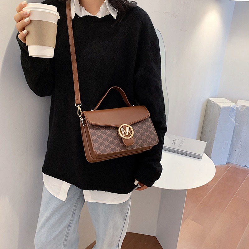 歐美手提包斜背包包女生斜背包通勤包包手提包女生肩背包休閒百搭斜背包側背包可放長假ins小方包-細節圖5