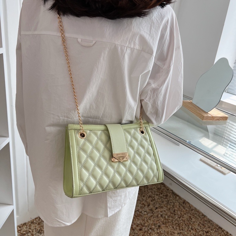 經典鏈條托特包通勤女包單肩腋下包大容量手提包鏈帶包肩背包時尚女生斜背包韓版簡約側背包-細節圖3