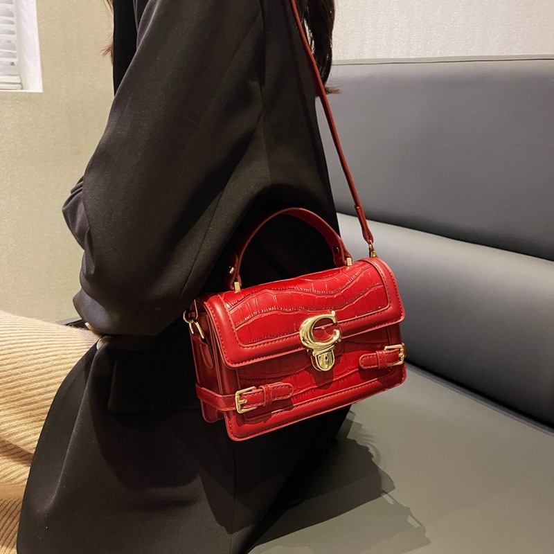 精品女生包包 斜背包 ins熱門小方包 手提斜背包 質感百搭側背包女 韓版女包 包包女 手機包-細節圖6