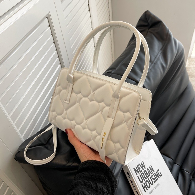 多色手提包女 質感壓紋托特包 素色簡約女生斜背包 斜背包 韓版熱銷側背包 手拎包 放長夾 手機包-細節圖3