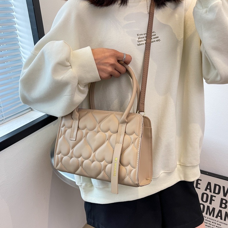 多色手提包女 質感壓紋托特包 素色簡約女生斜背包 斜背包 韓版熱銷側背包 手拎包 放長夾 手機包-細節圖6