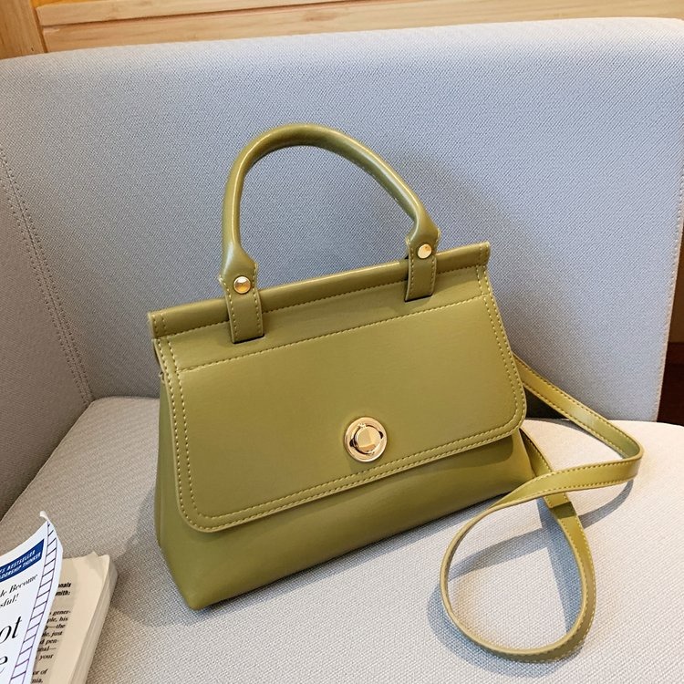 小眾復古郵差包包女2023新款女包通勤手提包素色質感斜背包秋季時尚女包高級感斜背包多色斜跨側背包-細節圖4