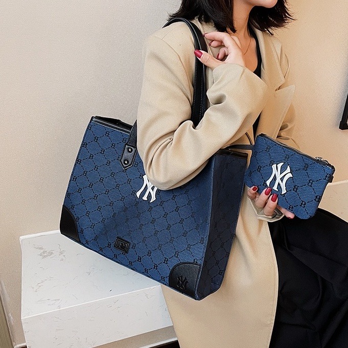韓版托特包女 大容量手提包 子母包兩件套 iPad筆電包 休閒運動斜背包 情侶款男女包包 上班通勤包 購物袋-細節圖6