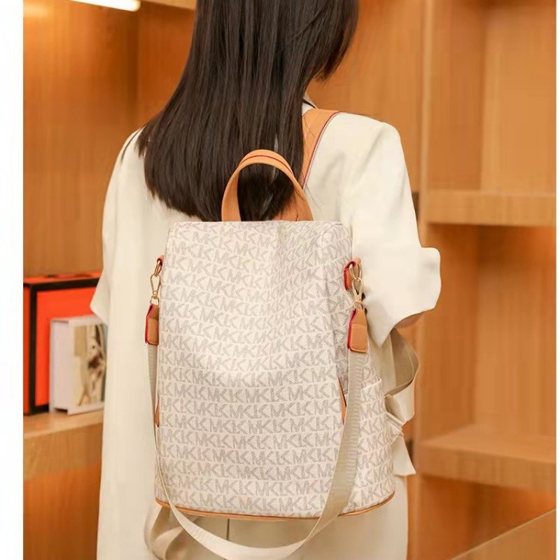 韓國復古大容量旅行包防盜女背包-細節圖5