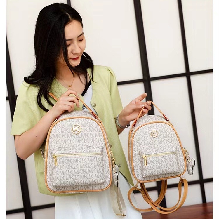 韓版夏季新款時尚旅行包軟皮革女士背包-細節圖3