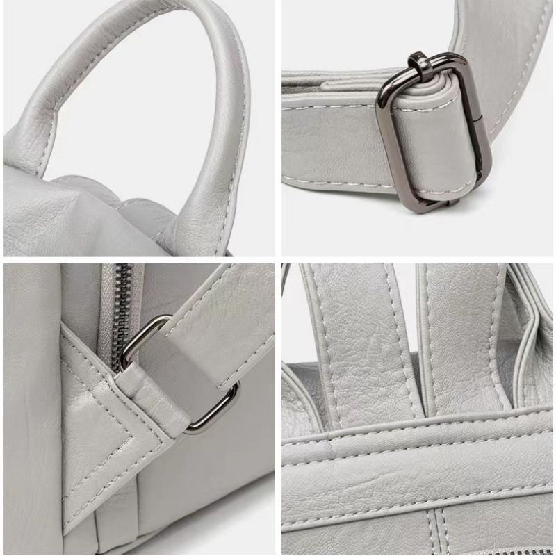 韓版新款時尚大容量女背包防水防盜書包旅行包-細節圖5