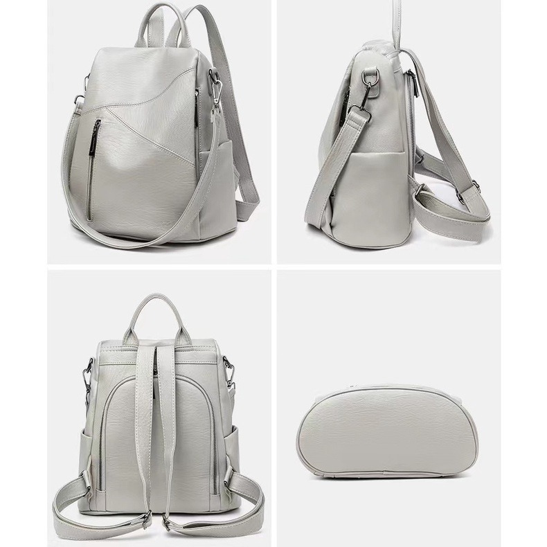 韓版新款時尚大容量女背包防水防盜書包旅行包-細節圖7