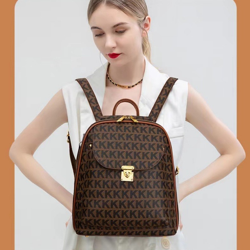 韓版時尚高級感女背包大容量防水防盜旅行包-細節圖4