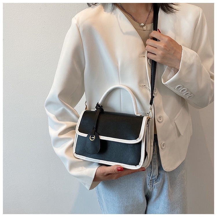 韓版小方包 ins風包包 百搭斜跨包 流行包包2021新款-細節圖3