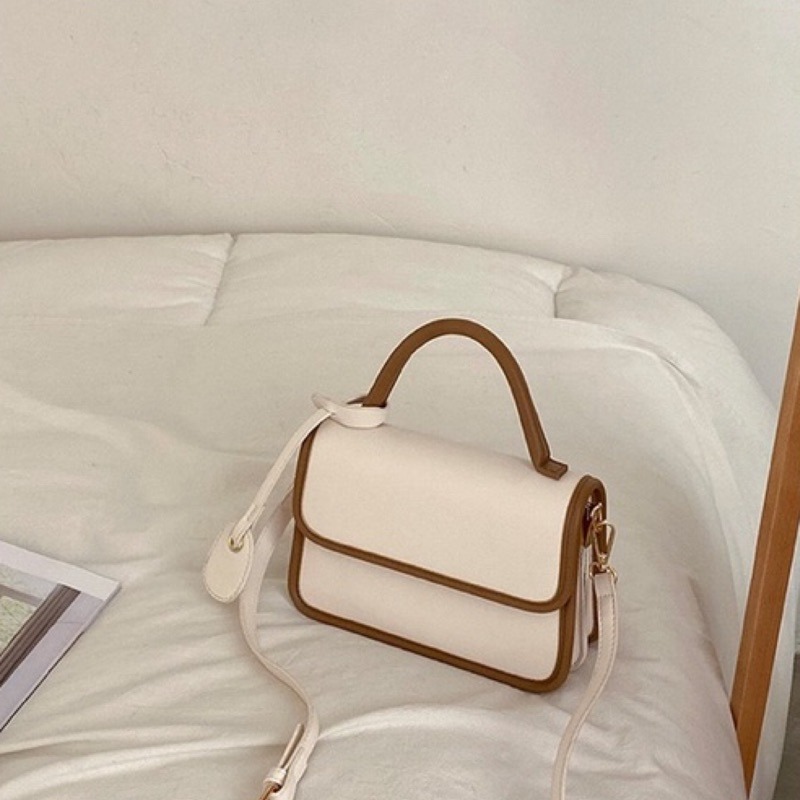 韓版小方包 ins風包包 百搭斜跨包 流行包包2021新款-細節圖4