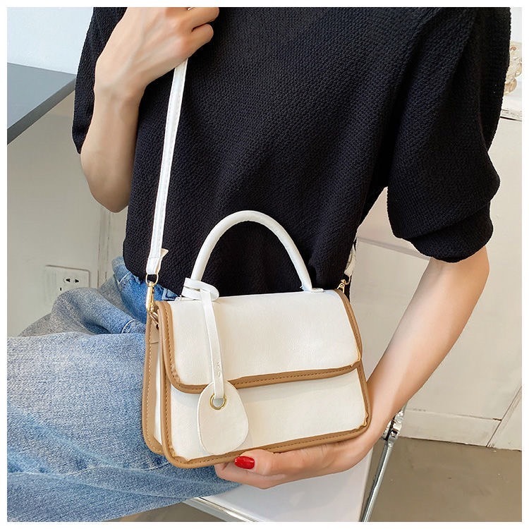 韓版小方包 ins風包包 百搭斜跨包 流行包包2021新款-細節圖6