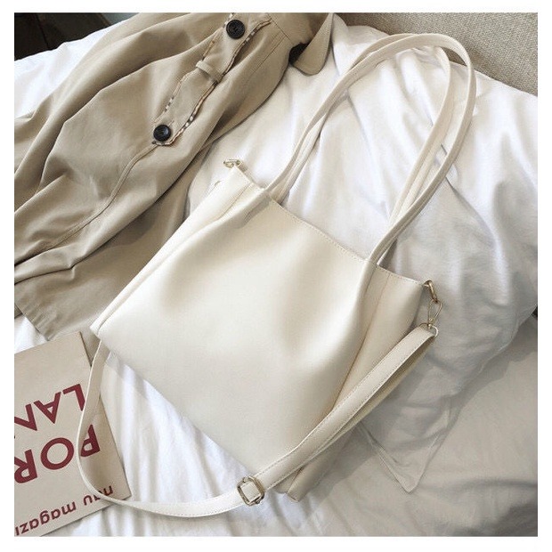 韓版簡約女士托特包 都市麗人✨拉鍊托特包 斜背包 大容量包包女 韓國托特包 側背包女 側包-細節圖8