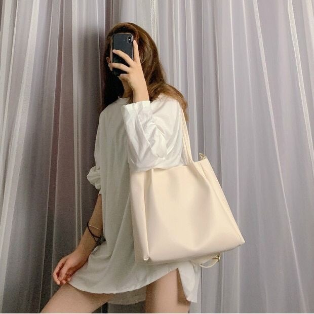 韓版簡約女士托特包 都市麗人✨拉鍊托特包 斜背包 大容量包包女 韓國托特包 側背包女 側包-細節圖9