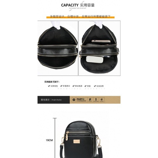 包包女斜背包新款雙拉鍊軟皮豎款零錢迷你小包-細節圖7