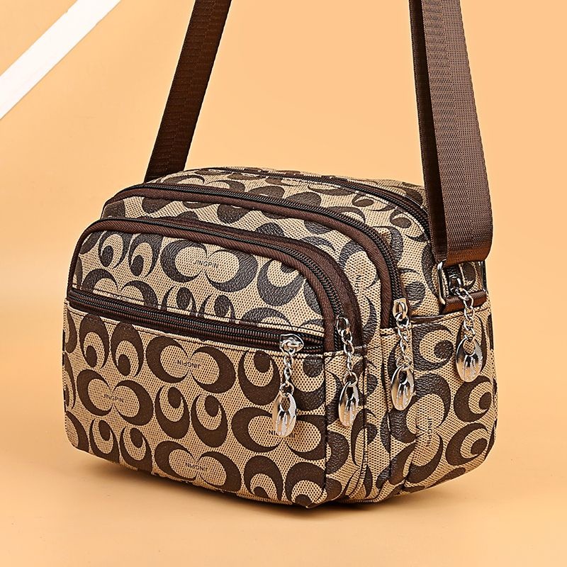 包包女新款女士時尚斜背包斜挎收錢包軟皮買菜小包包-細節圖3