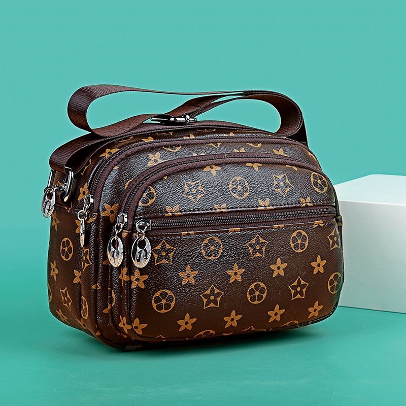 包包女新款女士時尚斜背包斜挎收錢包軟皮買菜小包包-細節圖6