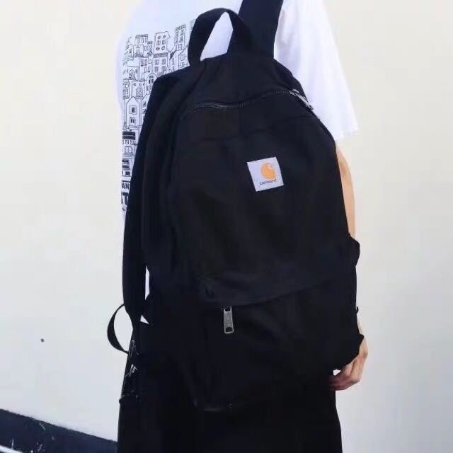 CARHARTT TRADE BACKPACK 後揹包 LOGO 卡其/黑色 經典復古揹包-細節圖2