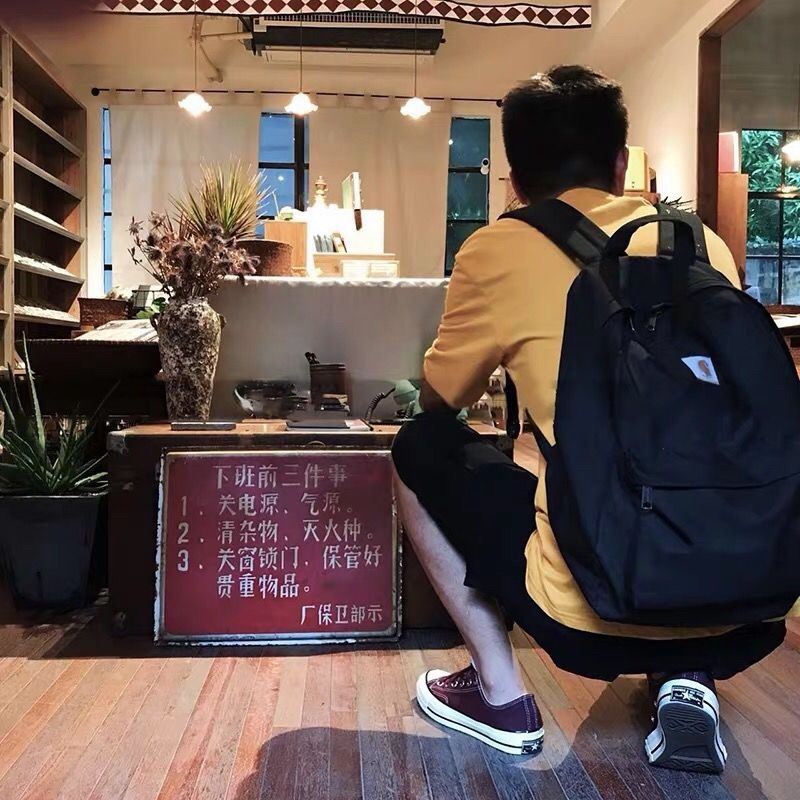 CARHARTT TRADE BACKPACK 後揹包 LOGO 卡其/黑色 經典復古揹包-細節圖7