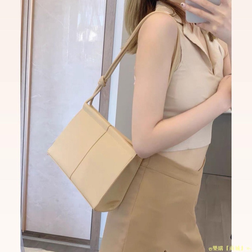 INCA小眾設計簡約冷淡風腋下包女小方包質感ins韓版 新款時尚ღ樂購『商城』࿐-細節圖2