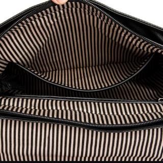 FASHION BAGSTORE，超高C / P值，仿LV款男士休閒掀蓋包，郵差包大容量多隔層單肩斜跨包防水皮革側背包-細節圖8