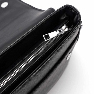 FASHION BAGSTORE 限時下殺，韓版男士側背包橫款郵差包名牌LV同款格子面料男士戶外斜背包皮革斜挎包單肩包-細節圖7