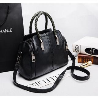 限時下殺，極速發貨輕便功能手提包女手拎單肩斜挎麻花圓環枕頭包包女式手提包手挽包女式休閒側背包大容量大包托特包皮革手挽包-細節圖7