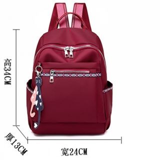 韓版尼龍布時尚女士後背包 旅行包 女士背包 新款雙肩女包 大容量潮流斜背包 女士書包 休閒後背包-細節圖6