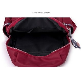 韓版尼龍布時尚女士後背包 旅行包 女士背包 新款雙肩女包 大容量潮流斜背包 女士書包 休閒後背包-細節圖7