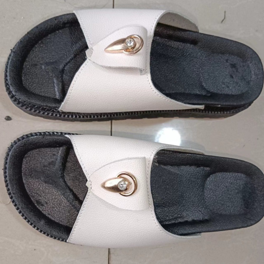 2023新潮流增高厚底耐穿百搭優質搖搖底沙灘拖特價洋氣超軟-細節圖6