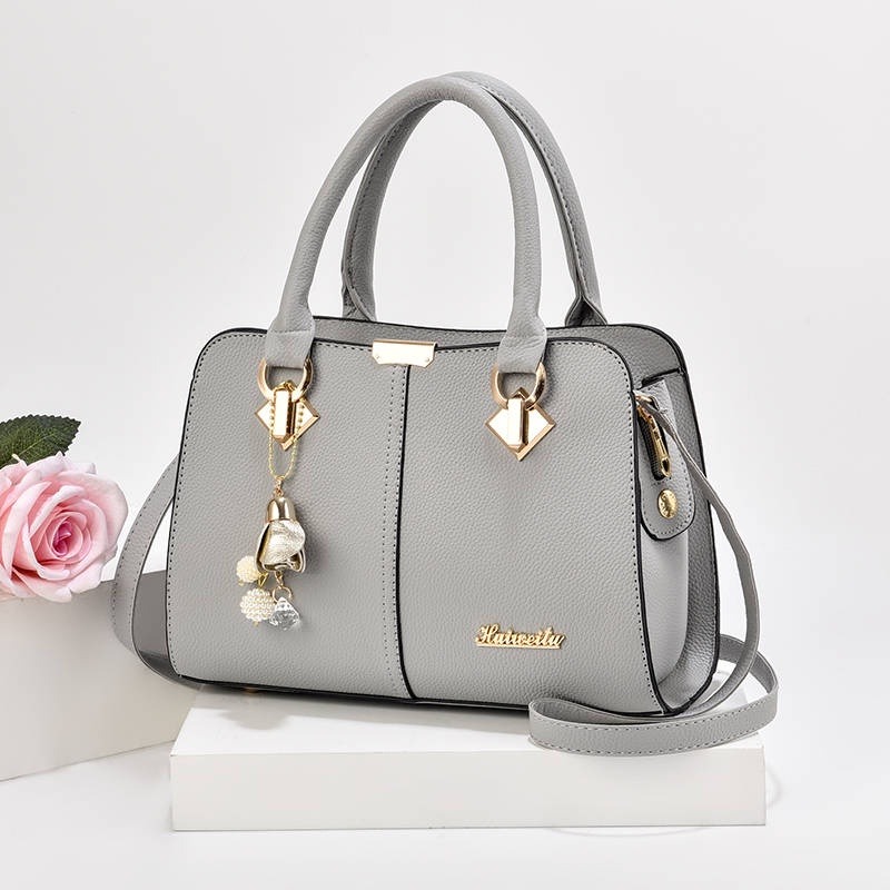 2023新款 女包包 时尚百搭 手提包 簡約時尚 單肩包 中年 斜揹包 大包 女士包包 精品-細節圖3