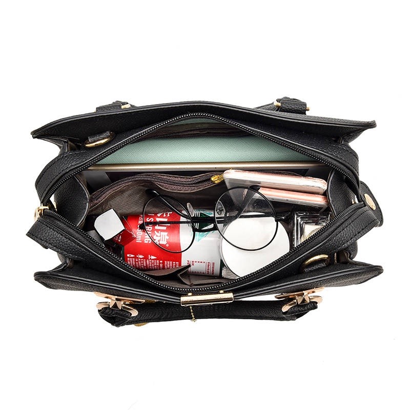 2023新款 女包包 时尚百搭 手提包 簡約時尚 單肩包 中年 斜揹包 大包 女士包包 精品-細節圖7