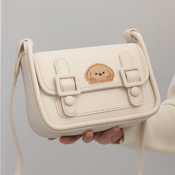 劍橋包 新款 學院可愛風斜背包 包包女 時尚單肩腋下包 少女溫柔風斜背包-細節圖4