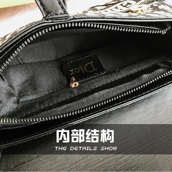 休閒復古 馬鞍包 歐美時尚潮流 經典款 手提包 網紅爆款 寬肩帶 單肩包 斜挎包 斜背包-細節圖8