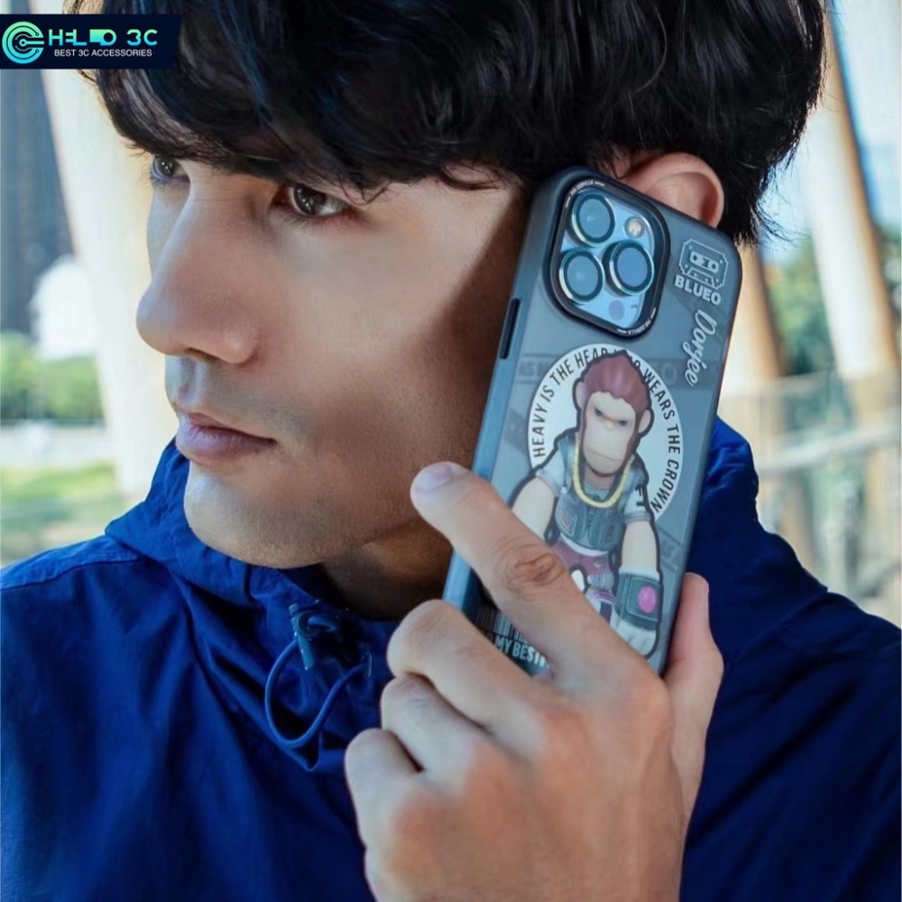 Blueo藍猩 啞光磨砂磁吸手機殼 兼容 iPhone 13 手機殼 iPhone 14 手機殼 Magsafe 手機殼-細節圖2