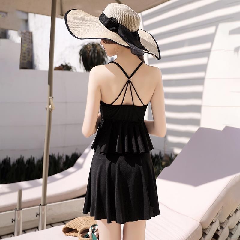 大尺寸泳裝胖MM100公斤可穿泳裝多件式泳裝肩帶泳裝防曬泳裝保守泳裝顯瘦遮肚防曬-細節圖5