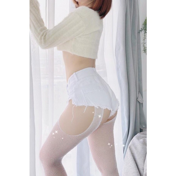 牛仔短褲 低腰 超短 熱褲 歐美性感彈力牛仔短褲 牛仔褲 酒吧夜店女裝 批發價-細節圖4