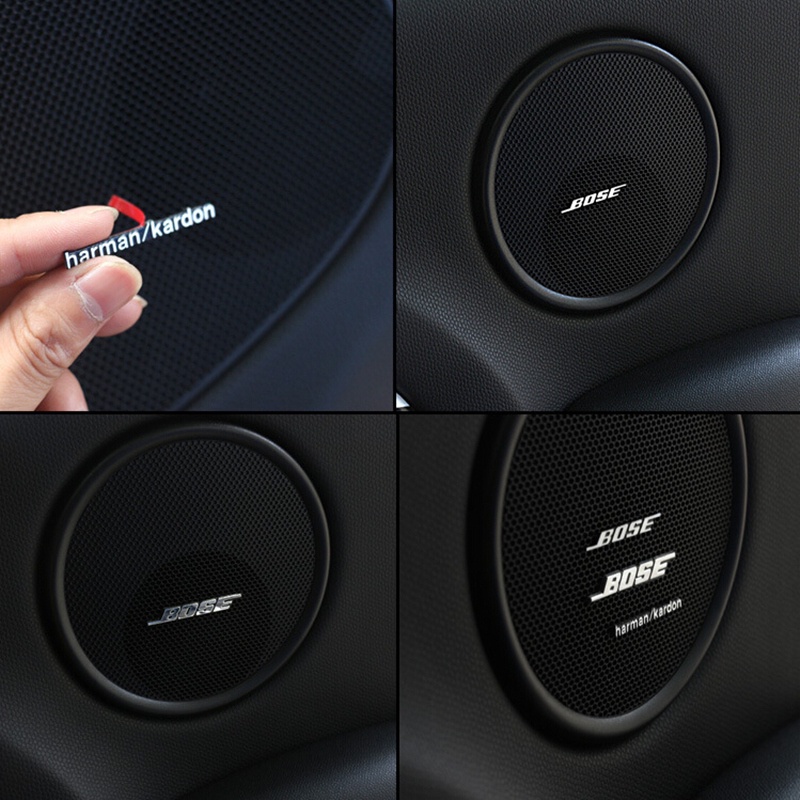 【品為車品】汽車音響貼標誌bose哈曼卡頓喇叭改裝貼音箱裝飾貼-細節圖3
