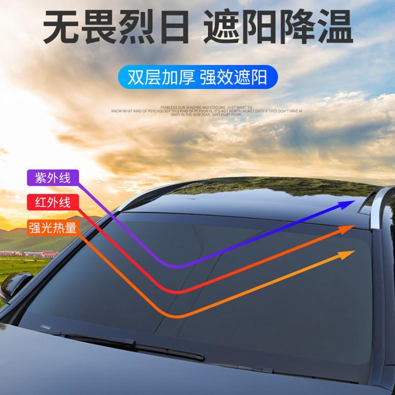 【品為車品】Hyundai系列專用 專車訂製 前檔遮陽 TUCSON Santa Fe防曬隔熱遮陽擋-細節圖3