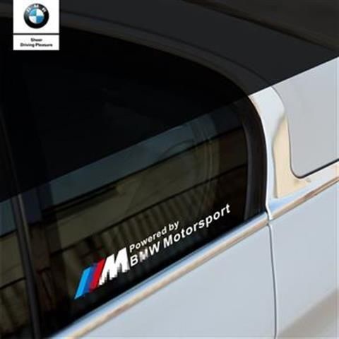 【品為車品】專用BMW寶馬後窗三角貼紙 新3系5系x1x5x3拉花貼紙 側窗車貼m標貼紙-細節圖2