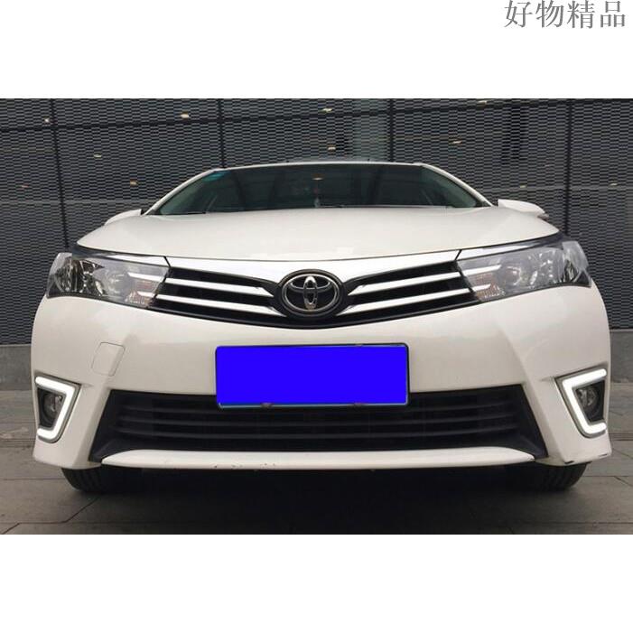 【品為車品】 2014-2018款豐田卡羅拉altis 日行燈 11代ALTIS 前霧燈改裝 專用LED日間行車燈-細節圖7