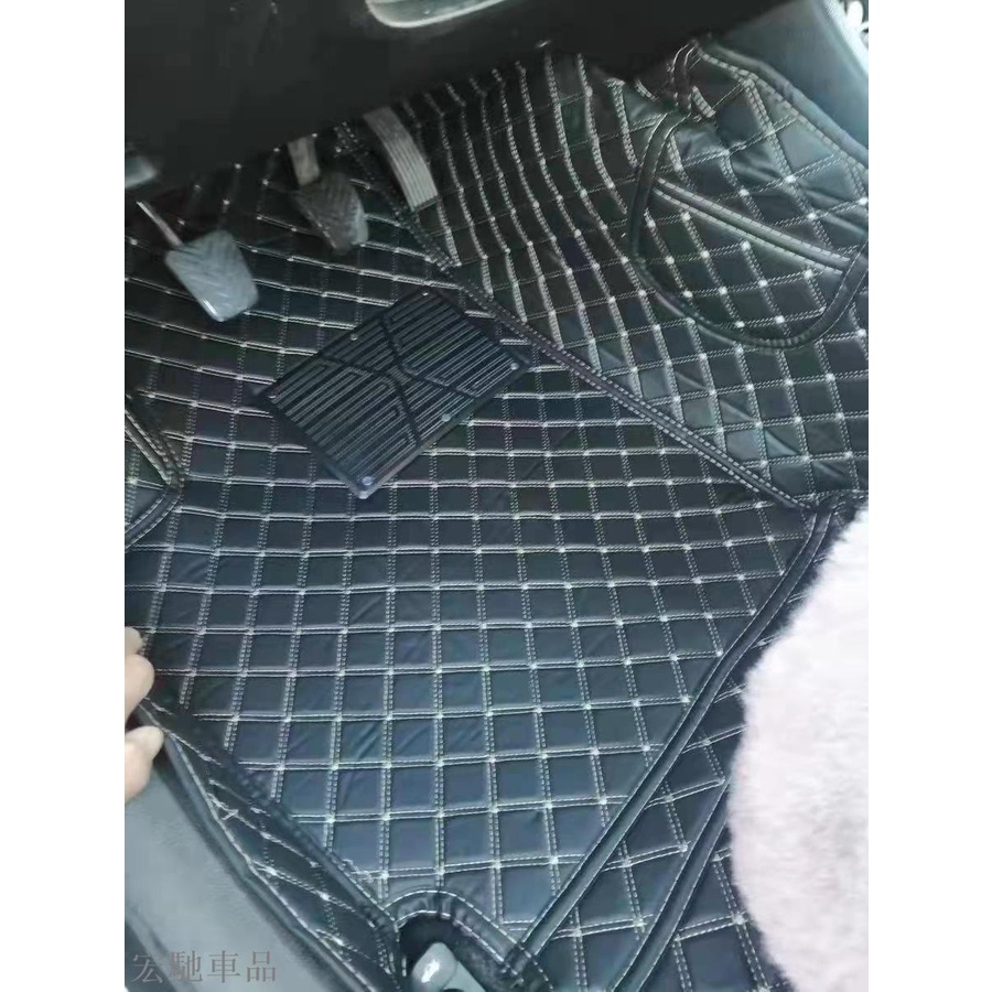 【品為車品】適用豐田 Toyota Yaris 腳踏墊 小鴨 大鴨 2代 3代 專用全包圍皮革腳踏墊-細節圖6