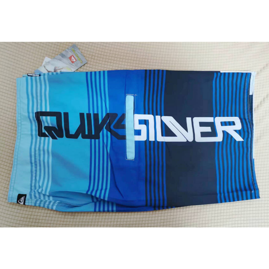 Quicksilver 男士褲子寬鬆衝浪沙灘短褲休閒速乾泳褲運動現貨-細節圖5