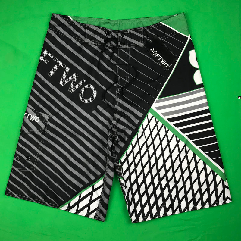 Asftwo 男士褲子衝浪沙灘短褲休閒速乾游泳寬鬆運動現貨-細節圖8
