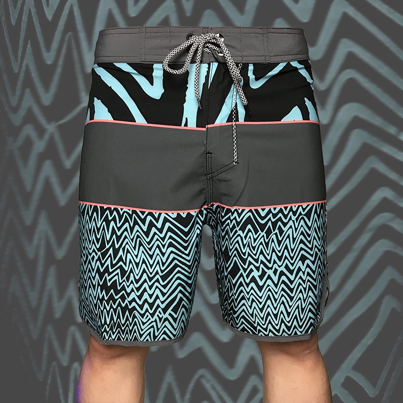 2022 ASFTWO 男士衝浪褲彈力彈力沙灘短褲速乾寬鬆運動衝浪服-細節圖3