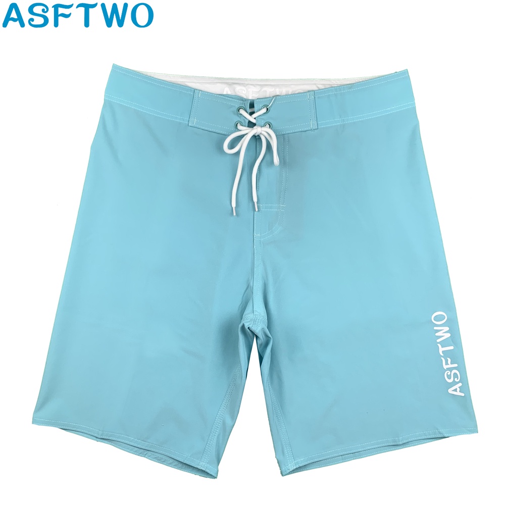 2022 時尚 ASFTWO 男士衝浪褲防水彈性短褲沙灘排球板短褲衝浪夏季-細節圖2